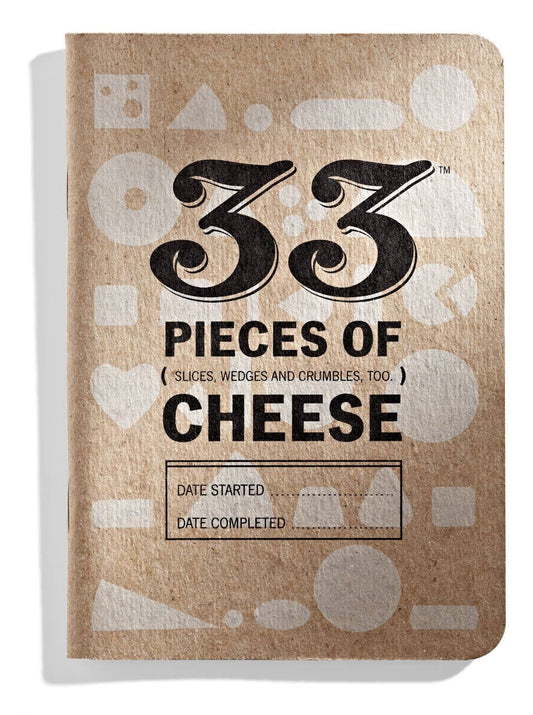 33 Pieces Of Cheese Tasting Journals  - Stocking Stuffers