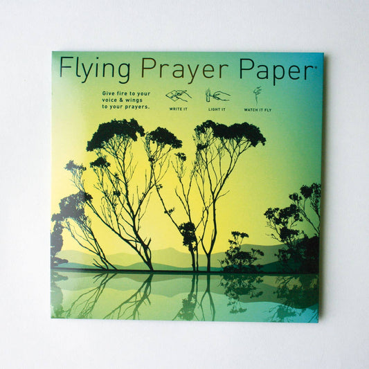 FLYING PRAYER PAPER 'Reflections Prayer' / Large Kit with 50 Wishes + accessories