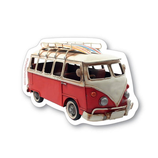 California Surf Bus Sticker